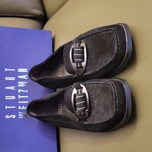 Stuart Weitzman Black Suede Shoes Sz 6